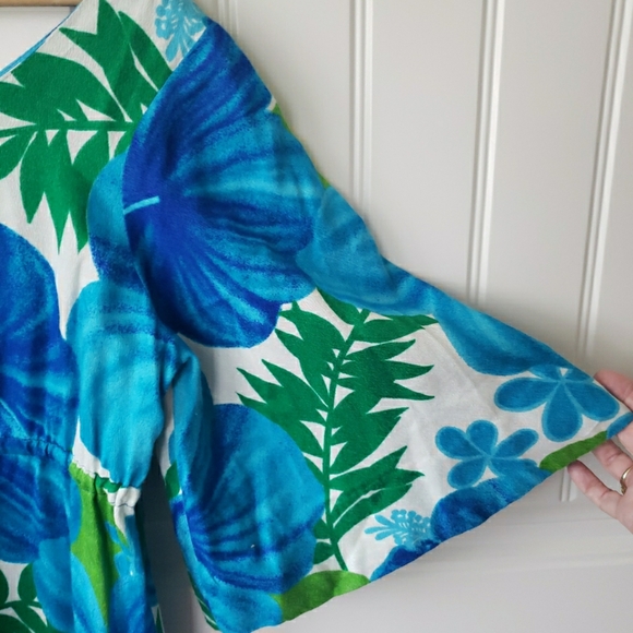 VTG 60’s Pomare Tahiti Hawaiian Dress Mumu VTG Size 12 - Picture 3 of 6